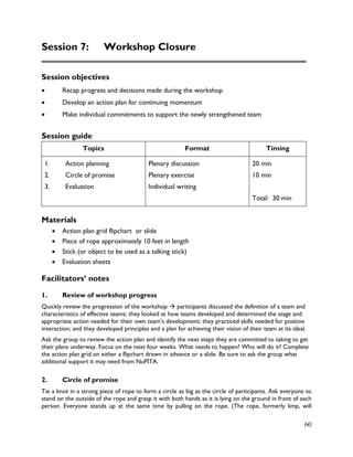 Team Building Module Team building-module-facilitators-guide | PDF