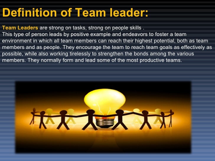 team leader definition