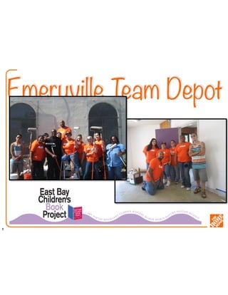 1
Emeryville Team Depot
Event
 