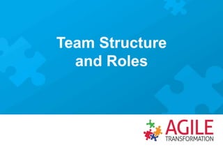 Copyright© Agile Transformation Inc.
Team Structure
and Roles
 