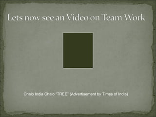 Chalo India Chalo “TREE” (Advertisement by Times of India) 