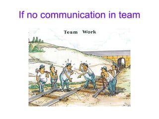 If no communication in team 