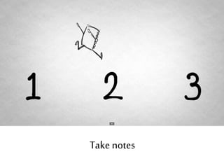 How to Take Notes Fast