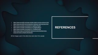 Presentation on Simple Object Access Protocol | SOAP | PPT | CSE ...