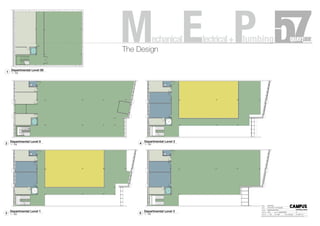 DN
By Department Legend
Lift
Offices
Private
Public
WC
Drawn
Dwg. No.
Scale at A1
Project No.
Drawing
Project
Status
Rev.
Date
this drawing is copyright - check all dimensions on site - inform architect / so of any discrepancies - work to figured dimensions only - do not scale
Rev. Amendment Date
Checked1 : 100
1234 A(00)GAP900
MW
Departmental Plans
1234 - BCT2 - 57 Quayside
Preliminary
09/11/13Checker
1 : 100
Departmental Level 00
1
1 : 100
Departmental Level 0
2
1 : 100
Departmental Level 1
3
1 : 100
Departmental Level 2
4
1 : 100
Departmental Level 3
5
The Design
MechanicalElectrical+Plumbing
 