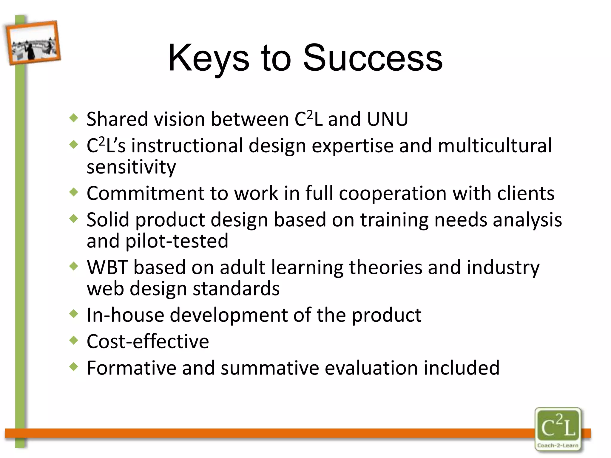 Faculty will integrate appropriate multimedia elements into their presentations and printed materials