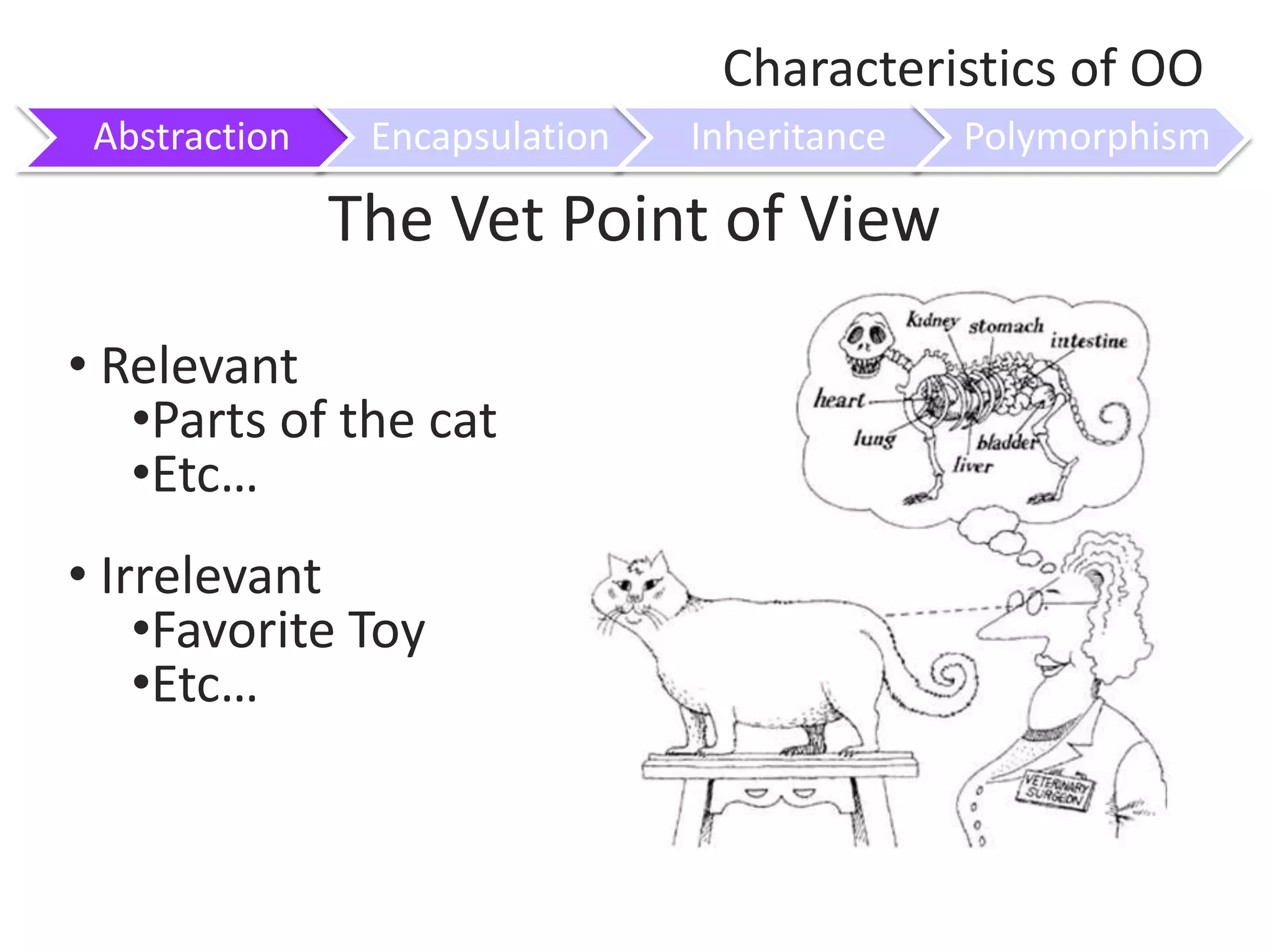 Characteristics of OOThe Vet Point of View Relevant