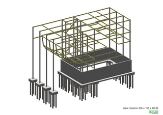 steel I-beams 305 x 165 x 40UB

 