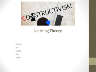 Learning Theory

Bianca
Jo
Juana
 Lisi
Sarah
 