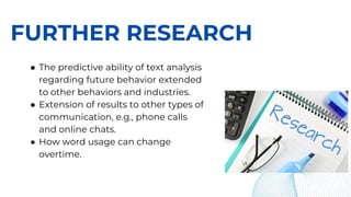 Text Mining - Advanced Customer Analytics | PPTX