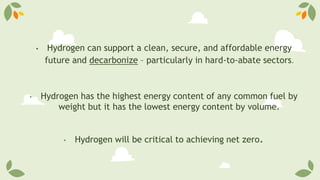team5 green hydrogen production presentation | PPTX