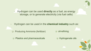 team5 green hydrogen production presentation | PPTX