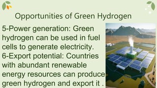 team5 green hydrogen production presentation | PPTX
