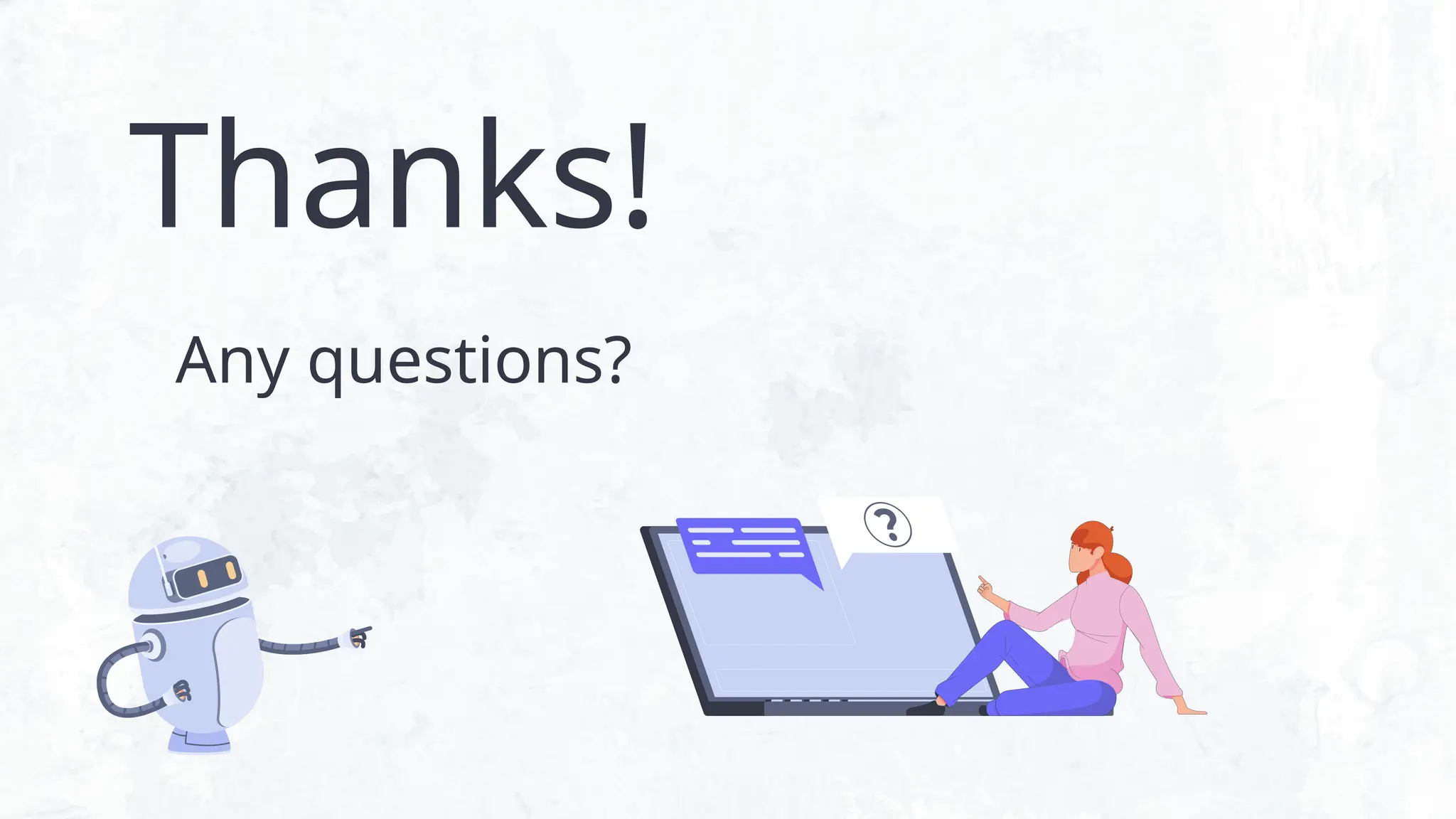 Thanks!
Any questions?
 