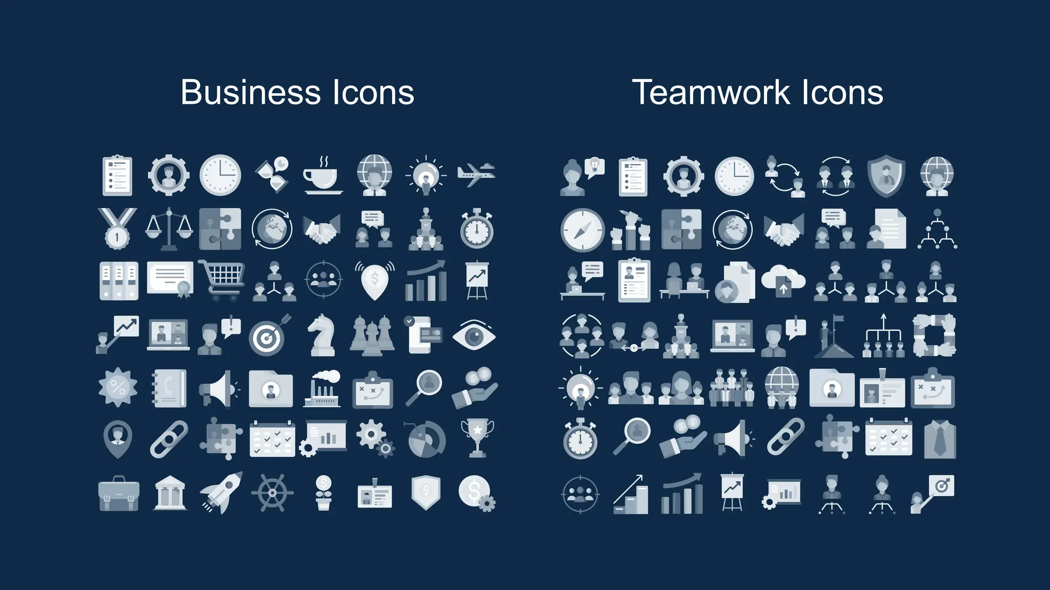 Business Icons Teamwork Icons
 