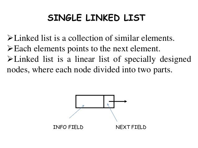 single linked list