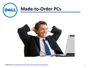 Made-to-Order PCs
Image Source: http://whitestoneresults.com/pay-per-click-setup-and-management/ 17
 