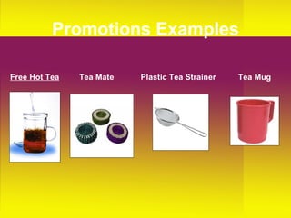 Promotions Examples Free Hot Tea   Tea Mate  Plastic Tea Strainer  Tea Mug 