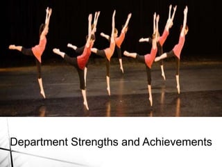 Department Strengths and Achievements
 