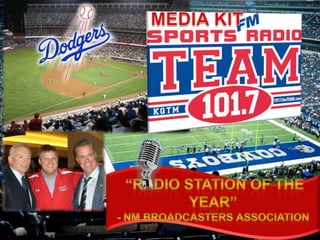 Media Kit “RADIO STATION OF THE YEAR”  - NM Broadcasters Association  