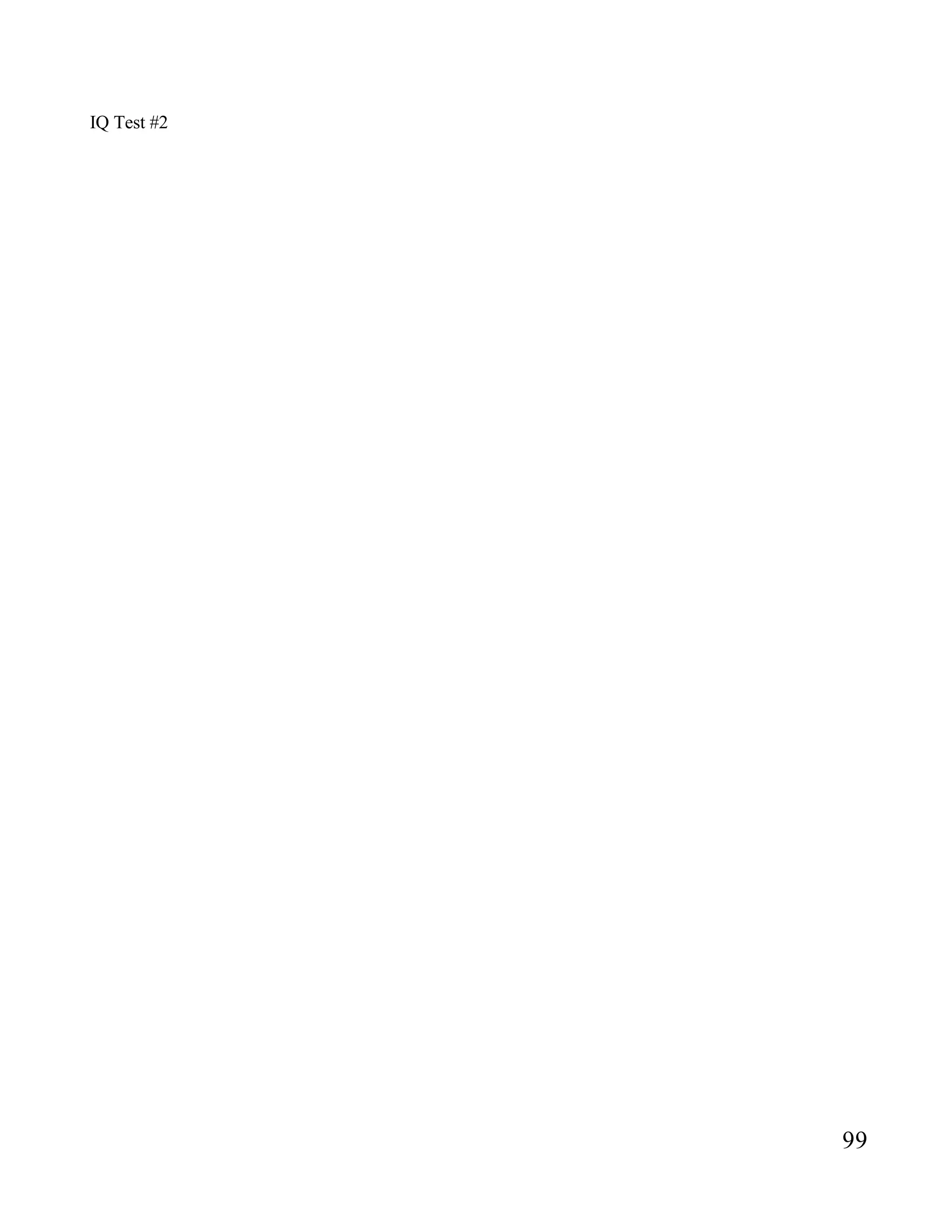 IQ Test #2
99
 