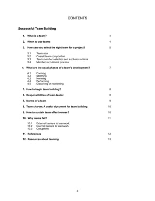 Team building | PDF