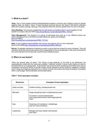 Team building | PDF