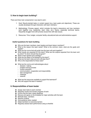 Team building | PDF