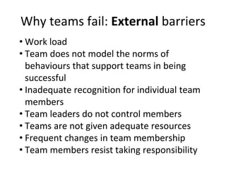 Team Building (Group Dynamics)