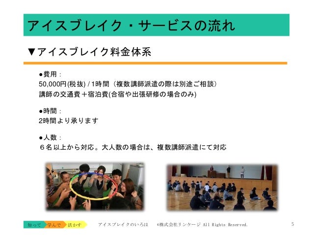 アイスブレイク チームビルディング講師派遣 アイスブレイク チームビルディング講師派遣