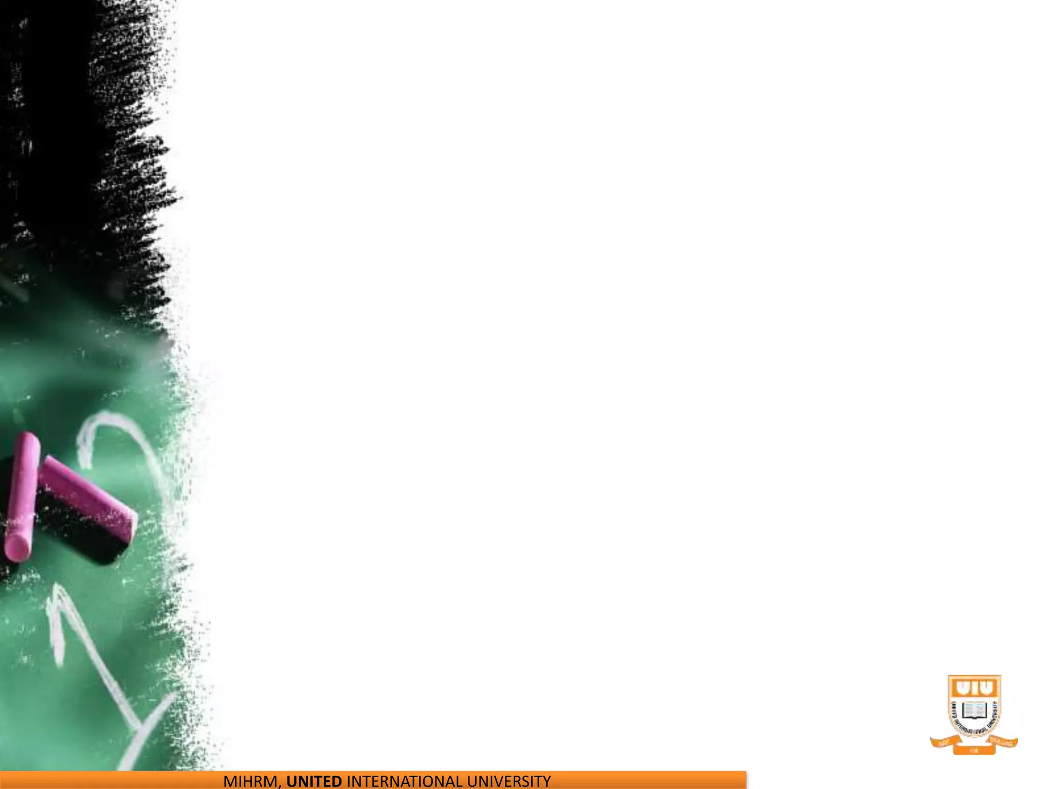 MIHRM, UNITED INTERNATIONAL UNIVERSITY
 