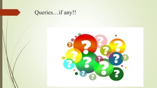 Queries…if any!!