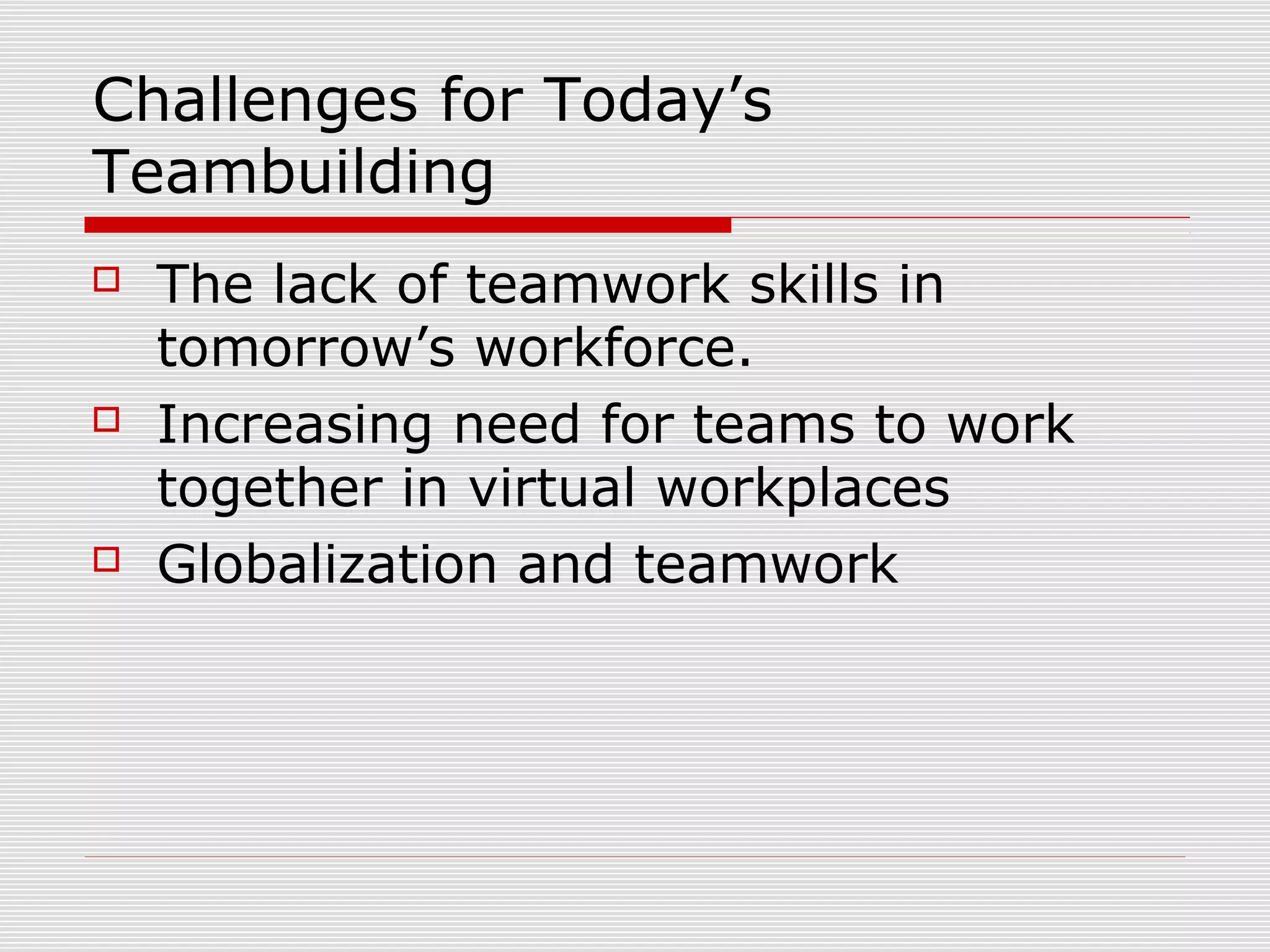 Team building 101 | PPT