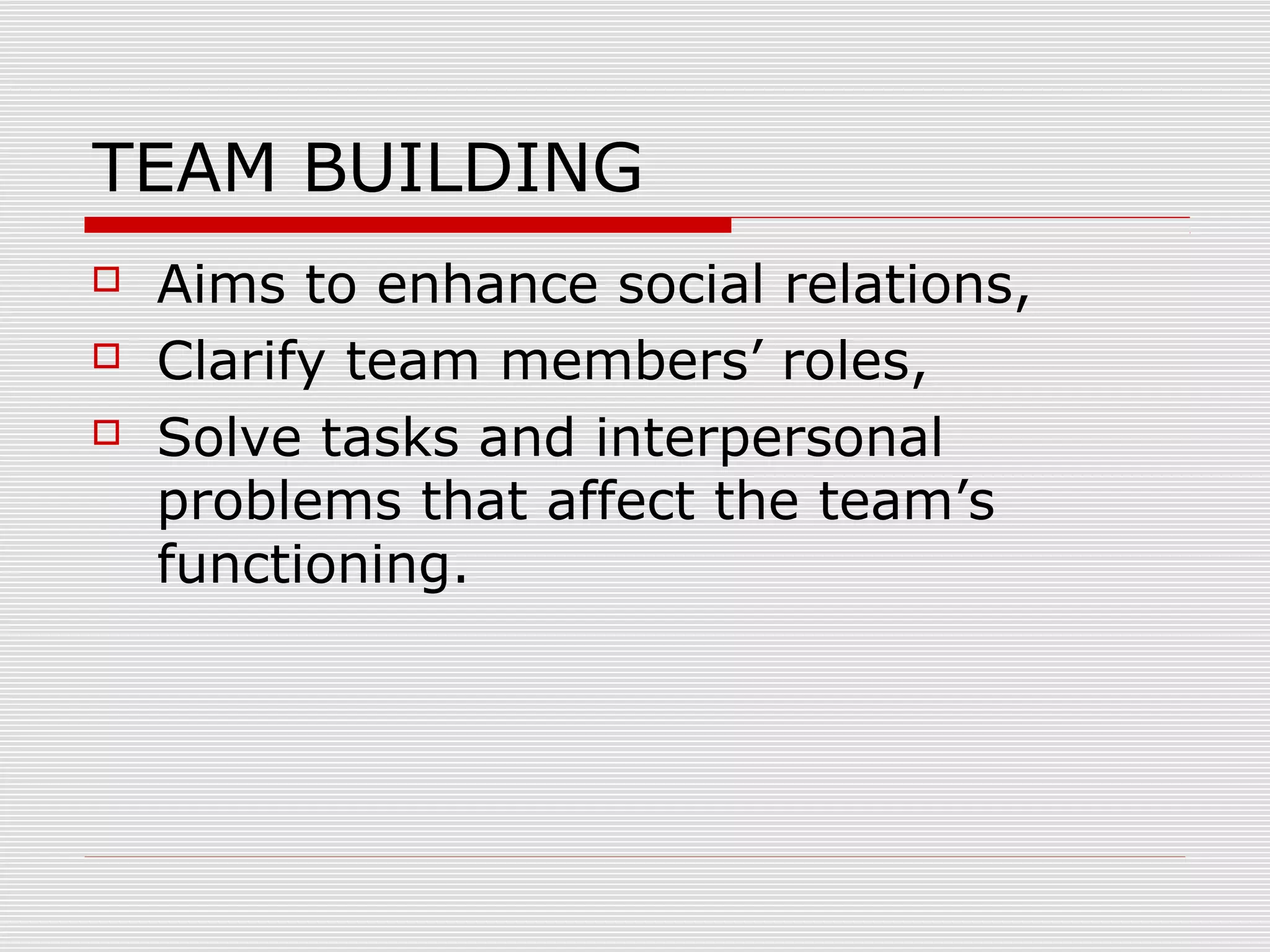 Team building 101 | PPT