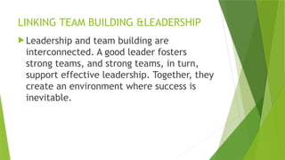 Enhancing Organizational Success Through Team Building and Leadership ...