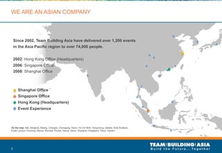 Team Building Asia Corporate Presentation 2012 | PDF