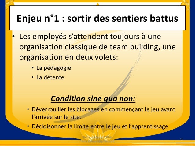 exemple de team building