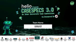 Team Catalyst | CaseSpecs 3.0 | Level 1 Submission | PDF