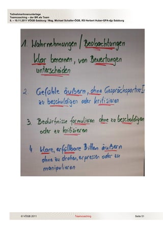 VÖGB/GPA-djp "Teamcoaching-Der Betriebsrat als Team"
