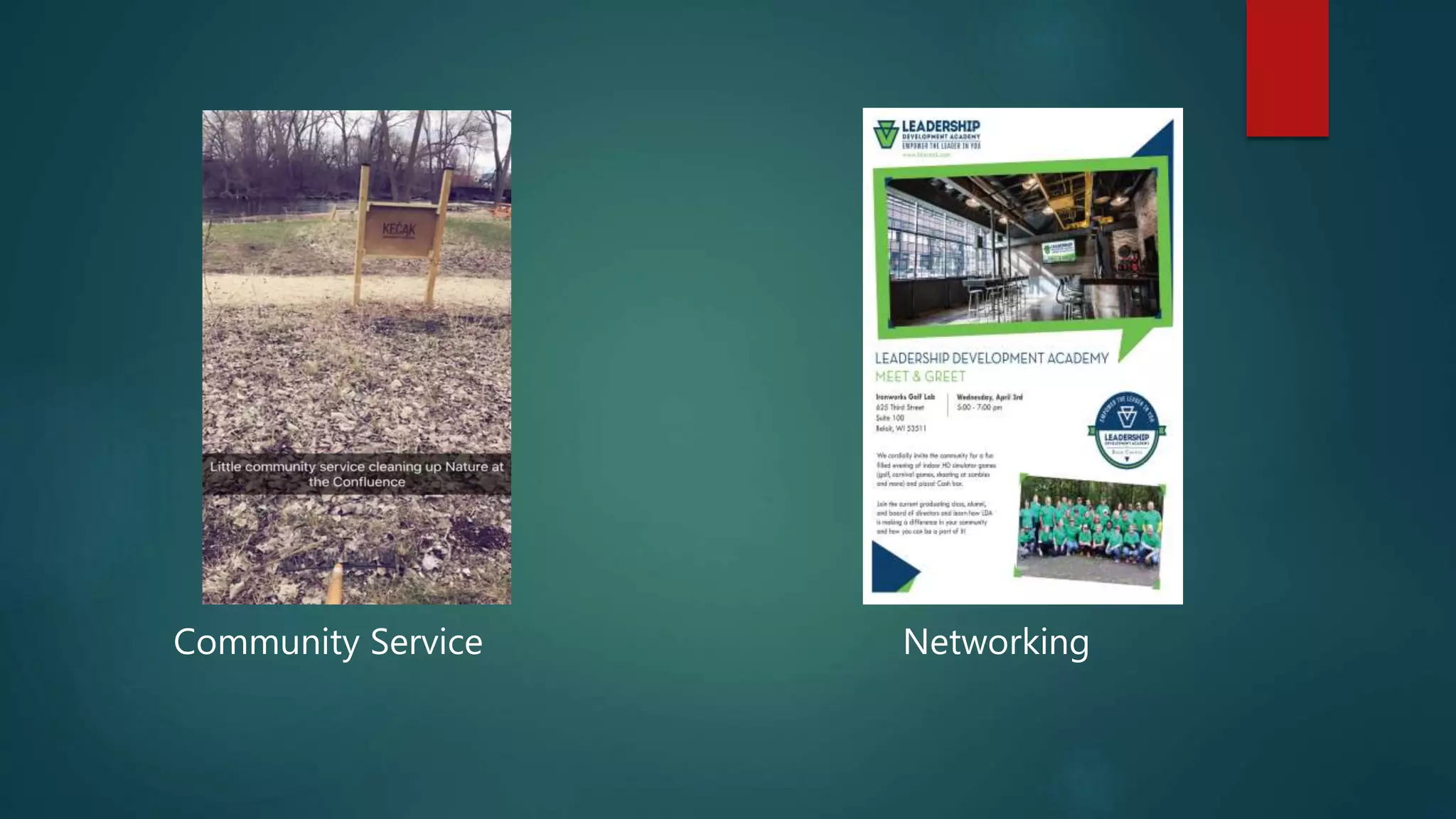 Community Service Networking
 