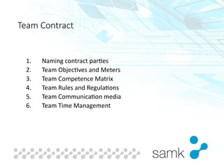 Team Contract material - what is a team contract? | PPT