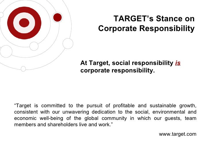 TARGET_Social & Corporate Responsibility