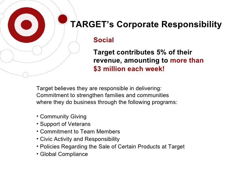 TARGET_Social & Corporate Responsibility
