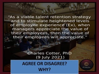 AGREE OR DISAGREE?
WHY?
 