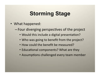Team development presentation | PDF