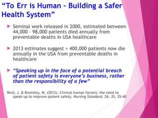 Enhancing Patient Safety Through Effective Teamwork and Communication ...