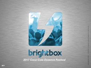 2017
2017 Coca-Cola Essence Festival
 