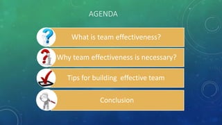 Team effectiveness