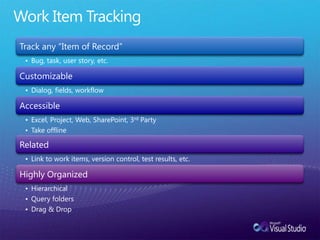 Work Item Tracking