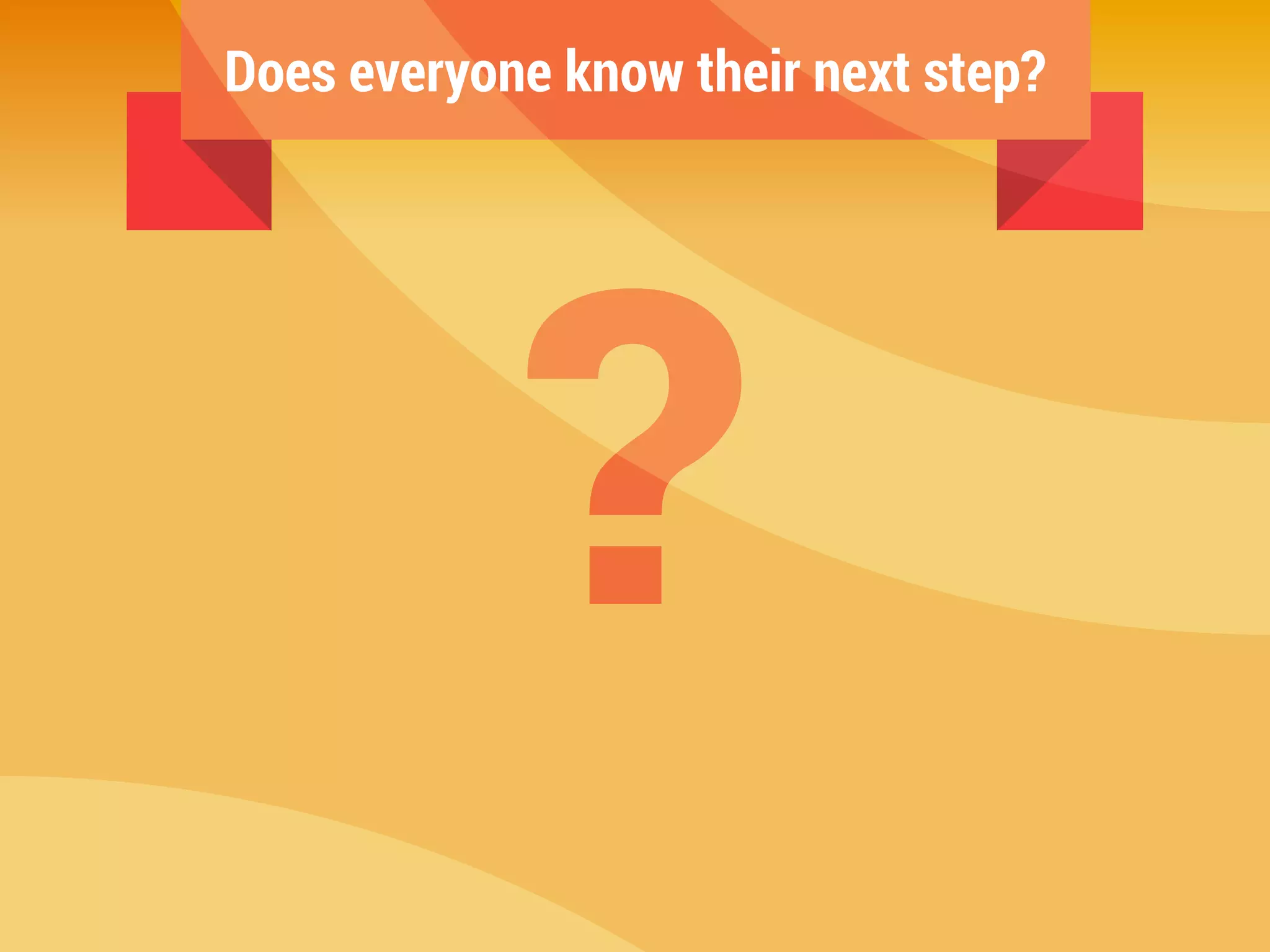 Am I out of my comfort zone?
Specific, difficult goals are
positively correlated to
improved performance.
Challenging goals lead to higher performance, as opposed to easy
goals. Yet, when the goal is beyond reachable, it acts as a
de-motivator. Make sure your goals fall in between these
extremums.
 